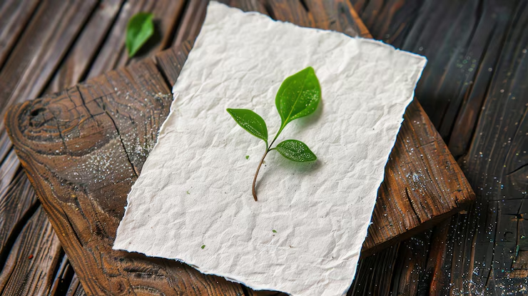 green non toxic material white paper